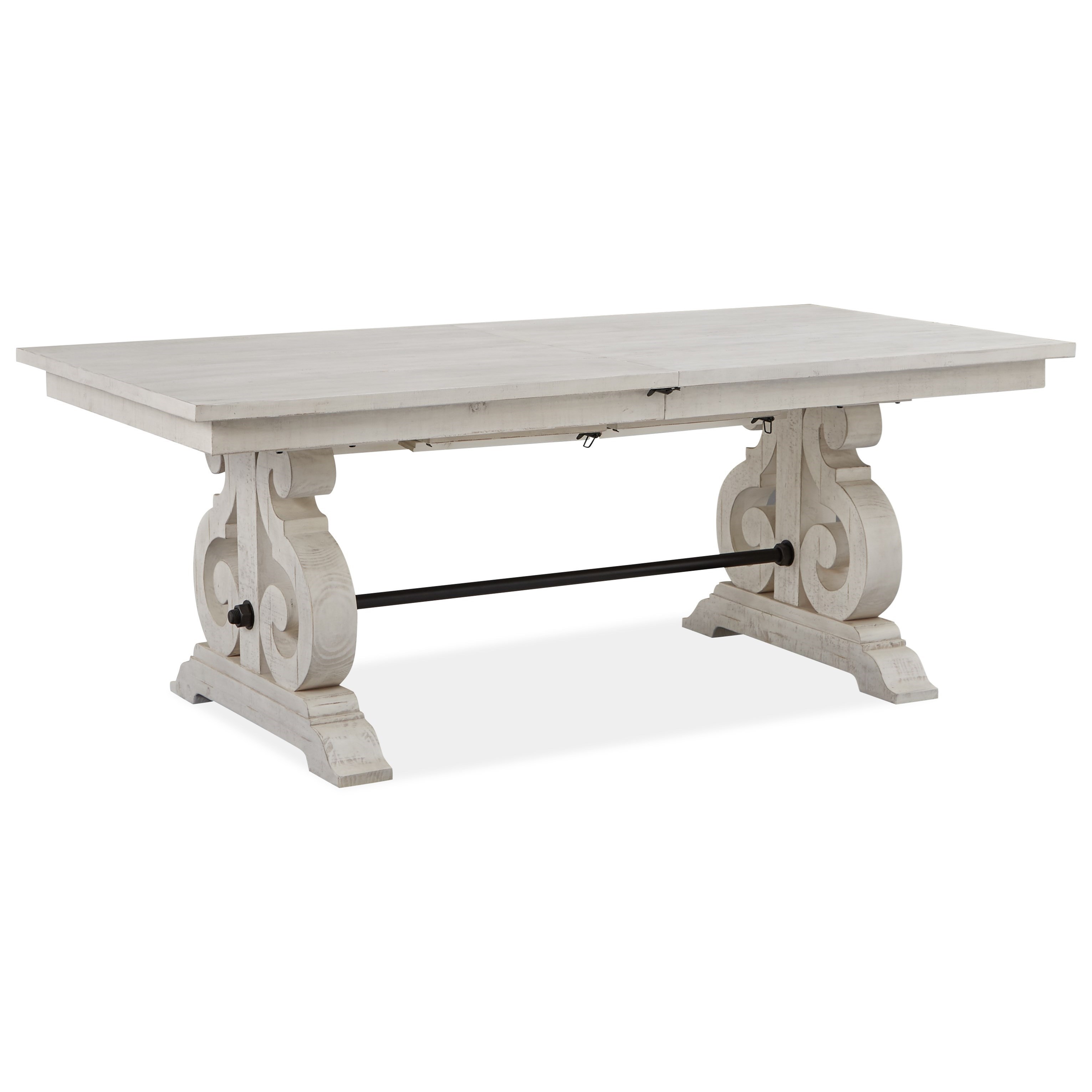Magnussen Home Bronwyn Rectangular Farmhouse Dining Table with